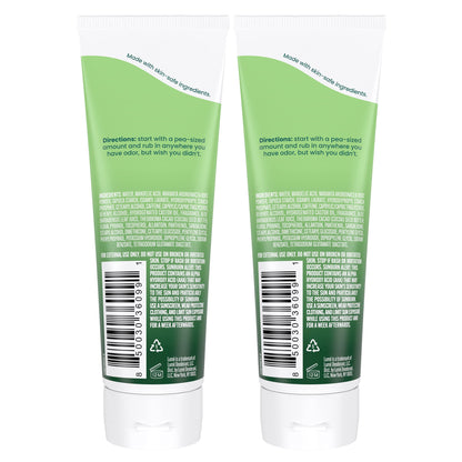 Lume Whole Body Deodorant - Fresh Alpine, Aluminum-Free & Baking Soda-Free, 72-Hour Odor Control (3.0 oz x 2)