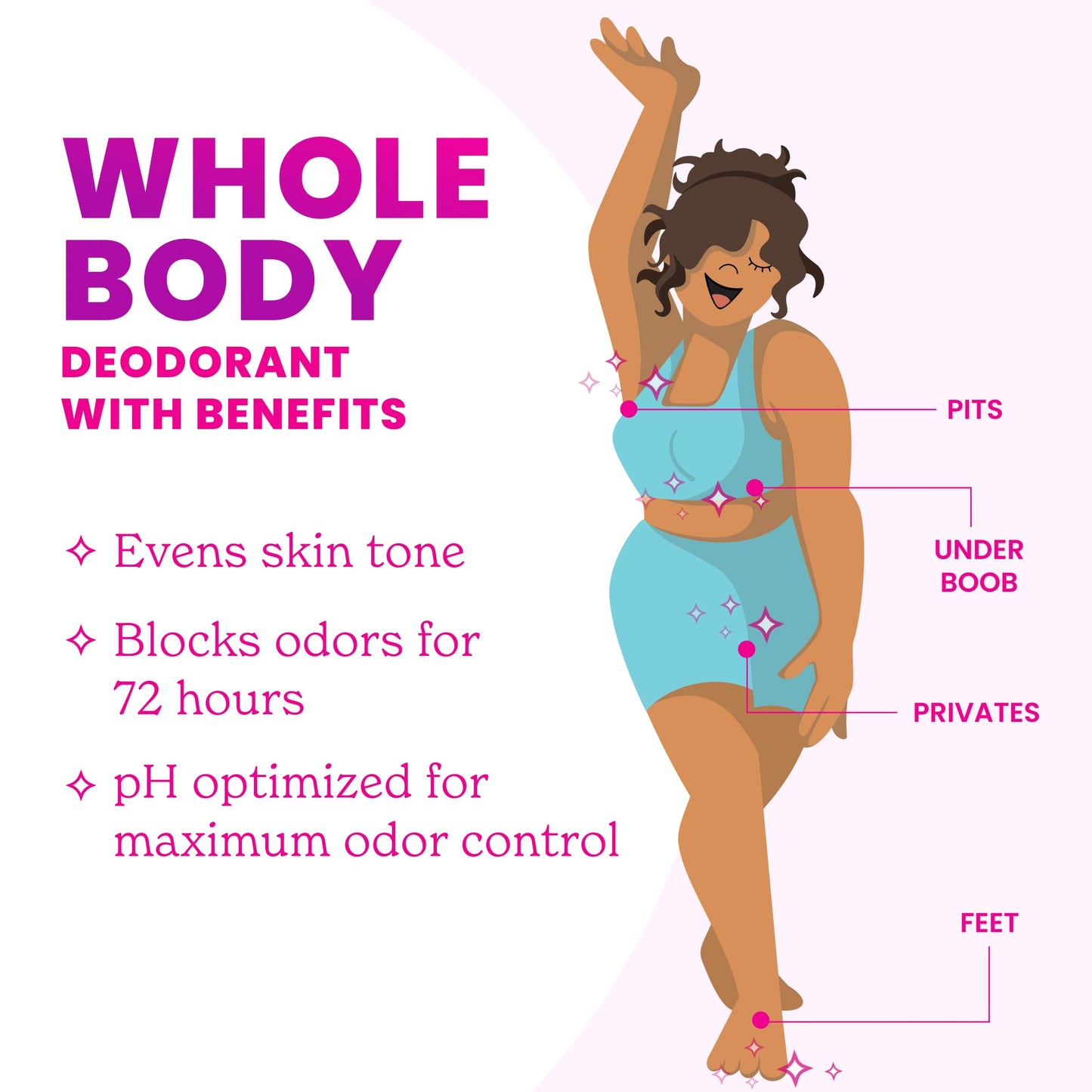 Lume Whole Body Deodorant - Invisible Cream Tube | 72-Hour Odor Control | Aluminum & Baking Soda Free | Vanilla Bliss