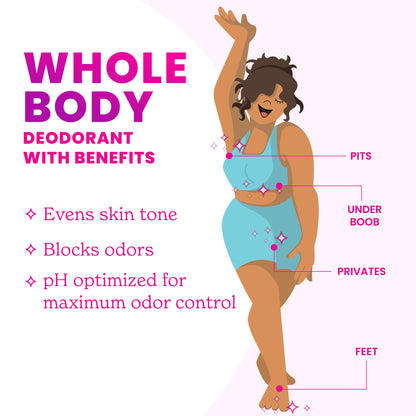 Lume Whole Body Deodorant – 72-Hour Odor Control | Aluminum Free, Baking Soda Free | 2-Pack (Soft Powder & Lavender Sage)