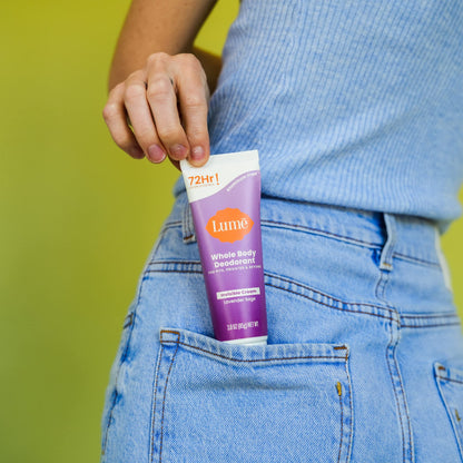 Lume Whole Body Deodorant - Lavender Sage | Aluminum-Free, 72-Hour Odor Control