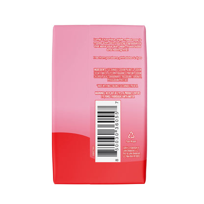 Lume Triple Milled Bar Soap – Rich Moisture & Gentle Cleansing | Peony Rose, Pack of 4 (5 oz each)