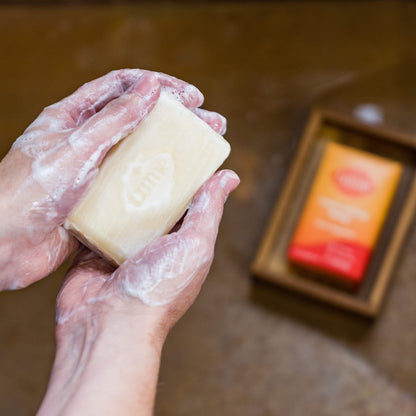 Lume Triple Milled Bar Soap – Rich Moisture & Clean Tangerine (Pack of 4)