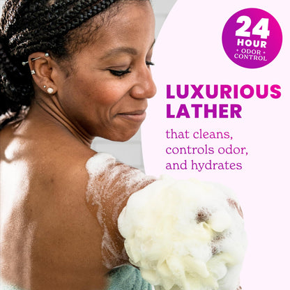 Lume Acidified Body Wash & Flushable Deodorant Wipes — 24-Hour Odor Control | Lavender Sage + Cucumber