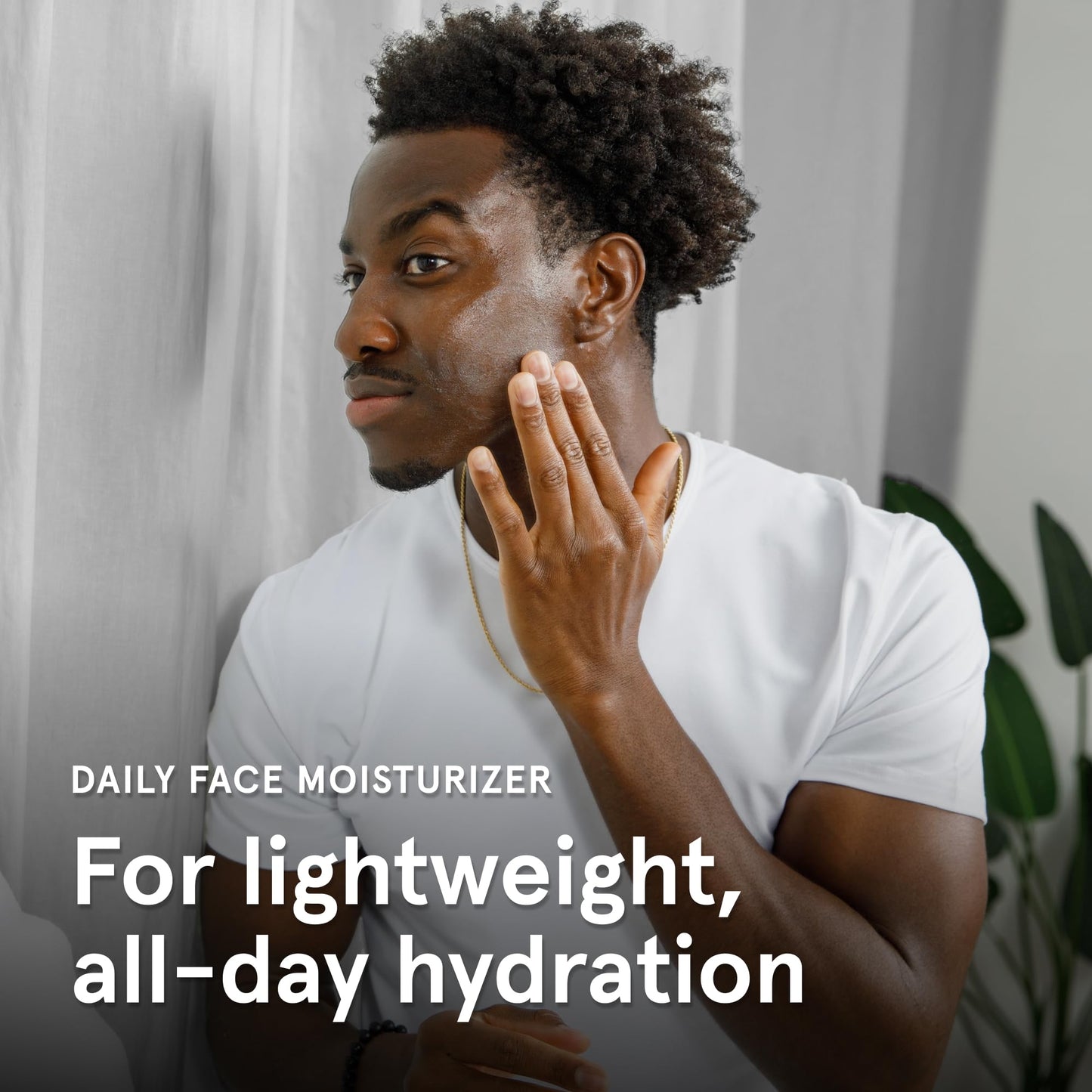 Lumin Daily Face Moisturizer for Men – Lightweight Niacinamide Hydration (50ml x 2)