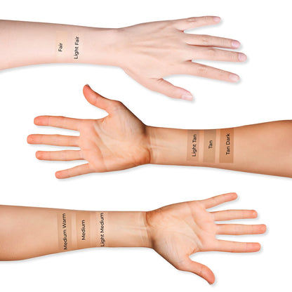 LUMINESS Silk Airbrush Spray Foundation – Full Coverage Hydrating Foundation, Hyaluronic Acid & Silk (Shade Fair)