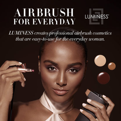 LUMINESS ICON PRO Airbrush System with Deep Starter Kit — Deep Coverage, Easy, Long-Lasting Makeup