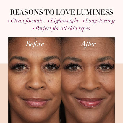 LUMINESS Silk Airbrush Spray Foundation 010 Light Fair | Buildable Coverage & Hydration