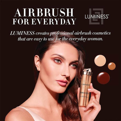 LUMINESS Silk Airbrush Spray Foundation (040-Medium) – Buildable Coverage, Hydration & Long-Lasting Finish