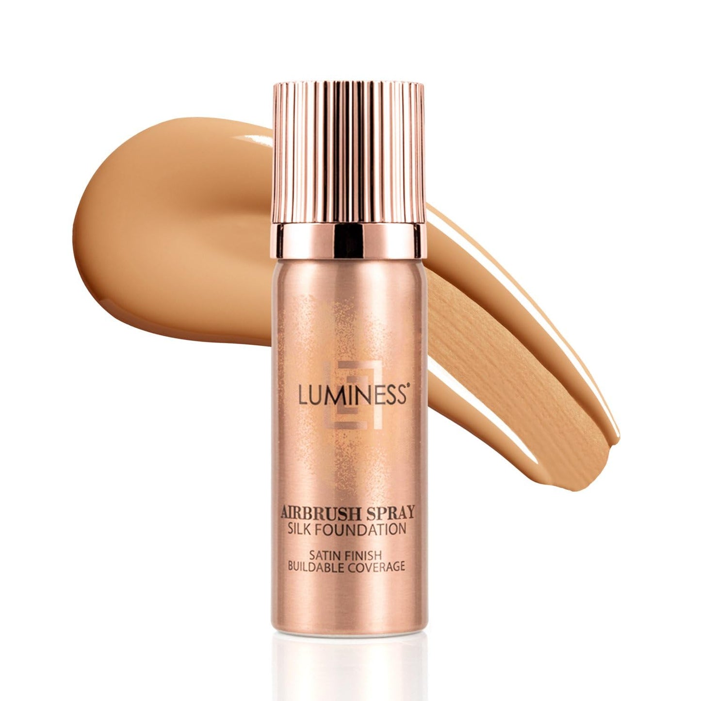 LUMINESS Silk Airbrush Spray Foundation (040-Medium) – Buildable Coverage, Hydration & Long-Lasting Finish