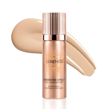 LUMINESS Silk Airbrush Spray Foundation 010 Light Fair | Buildable Coverage & Hydration