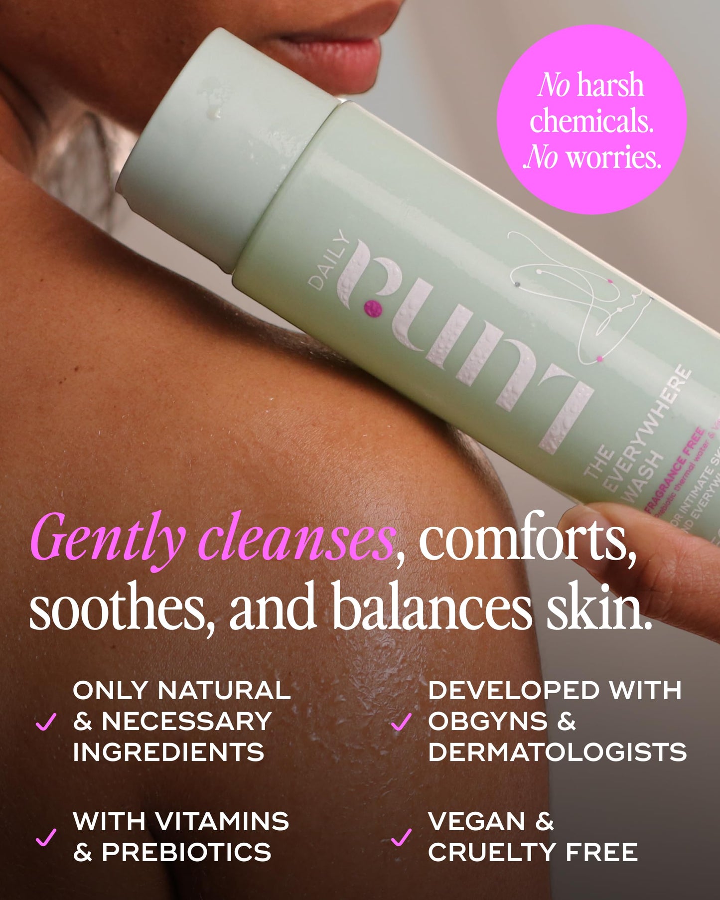Luna Daily Fragrance-Free Feminine Wash | pH-Balanced Cleanser for Sensitive Skin | 250 ml