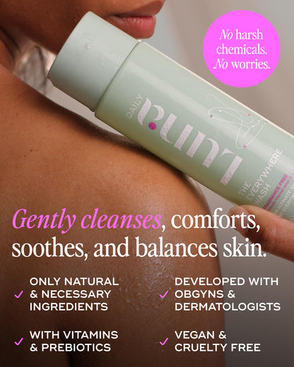 Luna Daily Fragrance-Free Feminine Wash | pH-Balanced Cleanser for Sensitive Skin | 250 ml
