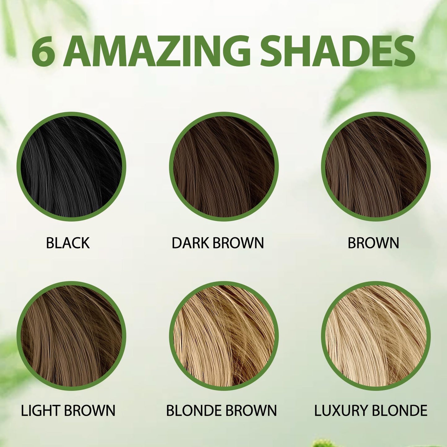 Lunory Light Blonde Hair Dye Shampoo for Gray Coverage – 3 in 1 Color, Argan Oil & Ginseng, 500ml