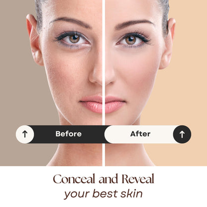Lure Minerals Bisque Loose Face Powder Concealer – Lightweight, Talc-Free, Vegan (14g)