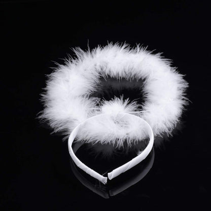 Lurrose 3pcs Angel Headbands White Halo – Halloween Costume Accessories