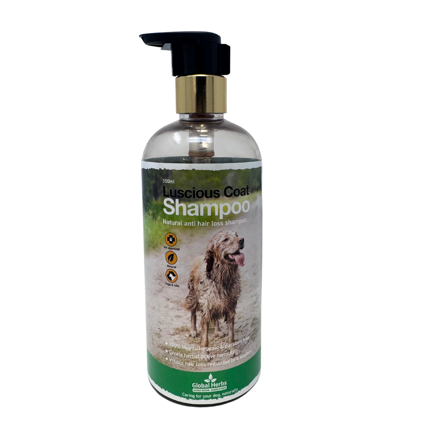 Luscious Coat Shampoo 350ml - Global Herbs  - Canine