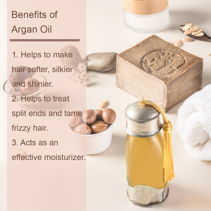 Luseta Argan Oil Moisture & Repair Shampoo & Conditioner Set – 2x33.8 oz