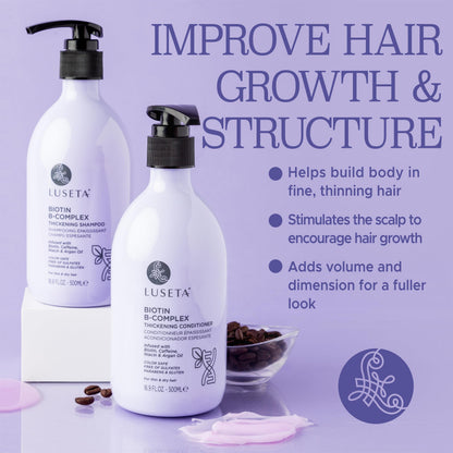 Luseta B-Complex Shampoo & Conditioner Set – Hair Strength & Volume