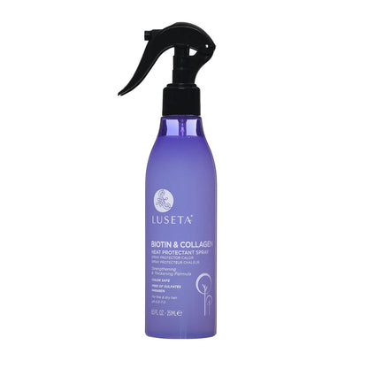 Luseta Biotin & Collagen Heat Protection Spray – 8.5oz | Shield Hair During Heat Styling