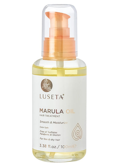 Luseta Marula Oil Hair Treatment for Fine & Dry Hair | Smoothing, Shine & Nourishment