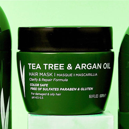 Luseta Tea Tree Oil Hair Mask 16.9 oz – Hydrating, Color-Safe Treatment