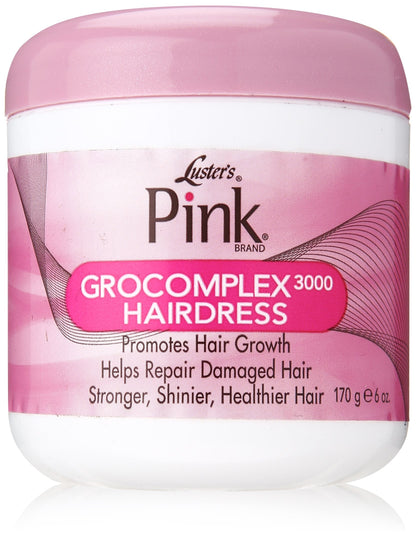 Luster's Scurl Pink Gro Complex – 6 Oz Non-Greasy Hair Treatment