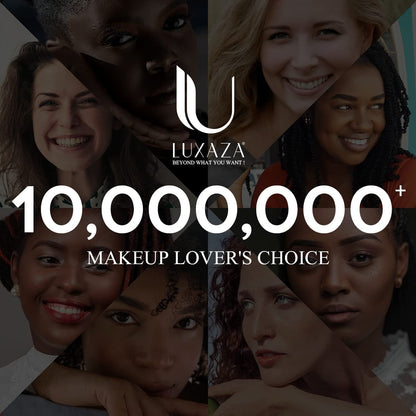 LUXAZA 6PCS Eyeshadow Stick Set – Crease-Proof, Metallic & Matte (Pink Brown)