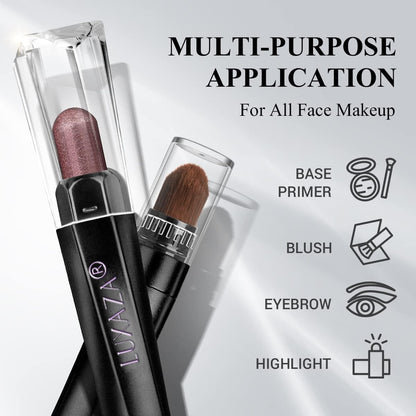 Luxaza 10PCS Eyeshadow Stick Set – Shimmer & Matte Brown Metallic, Waterproof & Smudge-Proof