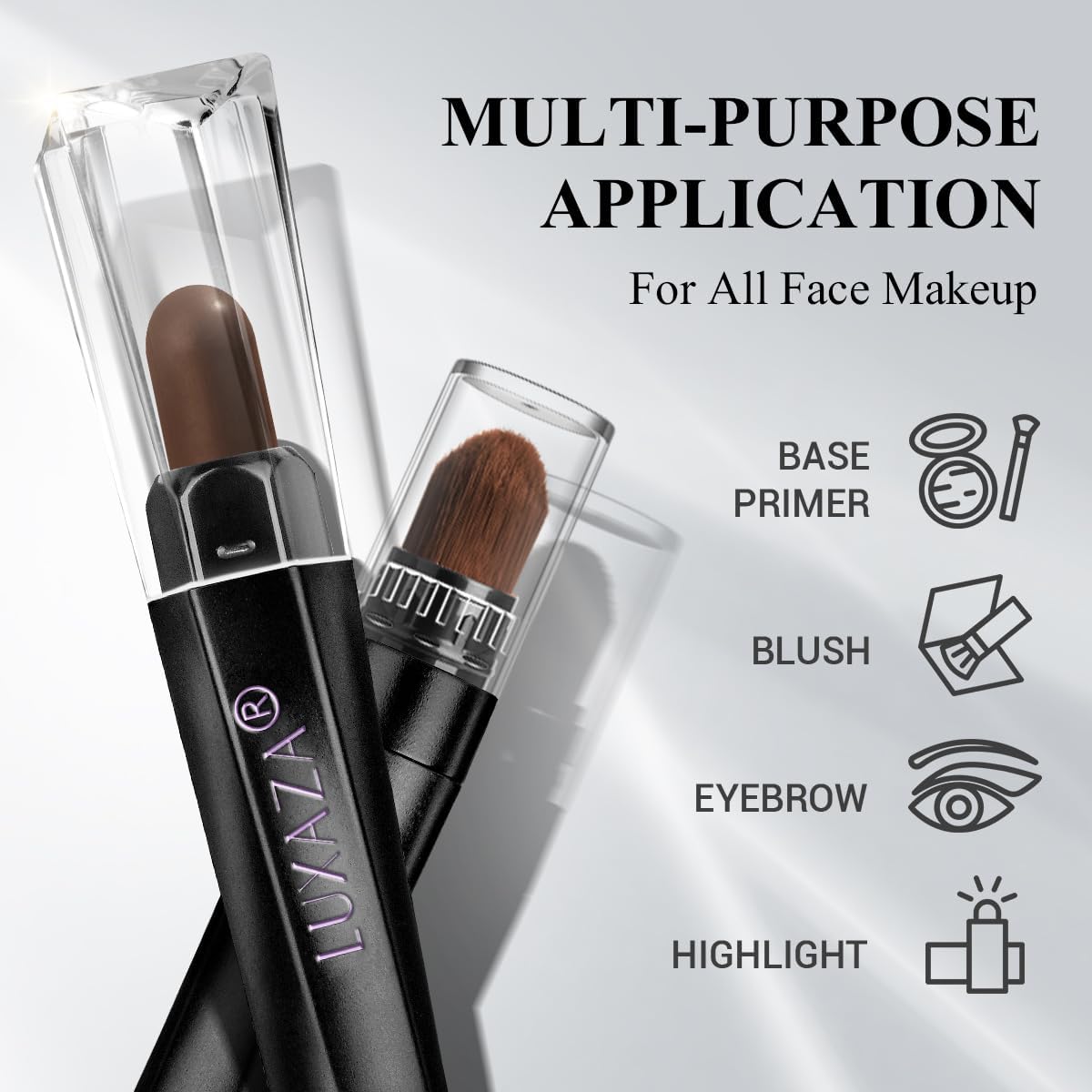 LUXAZA PRO Coral Island Eyeshadow Stick 3-Piece Set | Metallic Shimmer & Matte Cream Eye Shadow & Eyeliner – J2 Coral Island