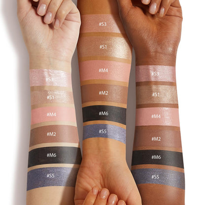 LUXAZA PRO 2PCS Eyeshadow Stick – Sunkissed-Glow with Built-in Brush & Sharpener