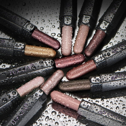 LUXAZA PRO Brown Eyeshadow Stick Set 10PCS Espresso Neutral Shimmer & Matte Cream