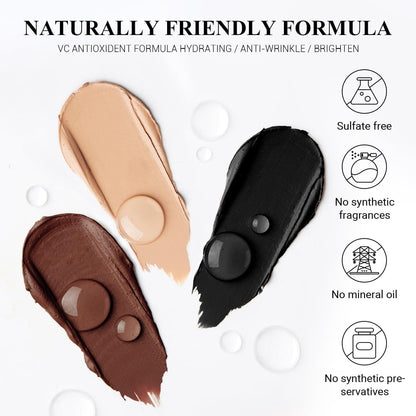 LUXAZA PRO Brown Eyeshadow Stick Set 3PCS – Cocoa Island Matte & Neutral Shimmer Palette