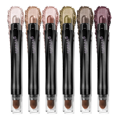 LUXAZA PRO Shimmer Eyeshadow Stick 6-Piece Set – Desert Wild