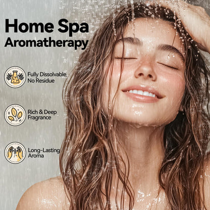 LUXDOUCE Shower Steamer 21-Pack – Aromatherapy Shower Bombs with Pure Essential Oils (3 Scents)