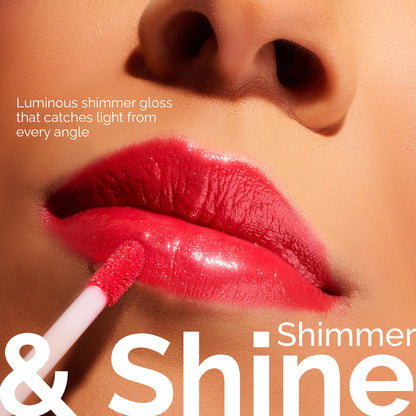 LuxeLip Matte Lipstick for Older Women & Hydrating Gloss in Chili Flake (8ml) – Non-Sticky, Luminous Shine