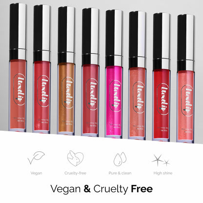 LuxeLip Matte Lipstick for Older Women & Hydrating Gloss in Chili Flake (8ml) – Non-Sticky, Luminous Shine