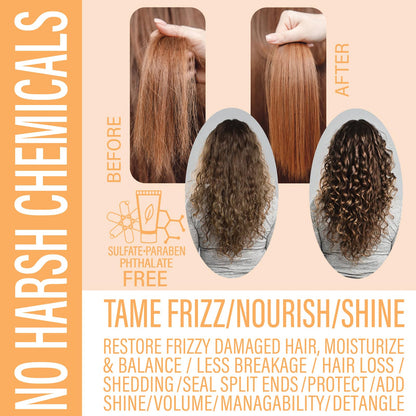 Luxiny Mango Shampoo & Conditioner Bar Set – Sulfate-Free, Travel-Ready, Made in USA