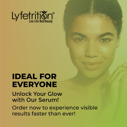 Lyfetrition Glycolic 30% Renewal Serum with Vitamins C & E – Brightening & Exfoliating (12 oz)