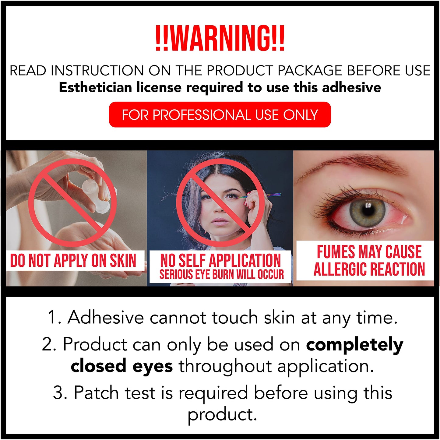 Lyon Lash Extra Powerful 10 ml Eyelash Extension Glue – Performance Glue with 1-2 Sec Dry Time | 6-8 Weeks Retention | Black Adhesive for Professionals