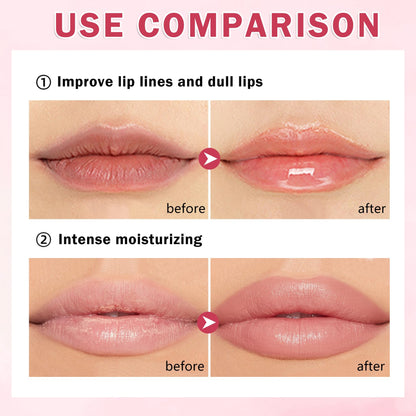 LZXLUKGIR 10Pcs Honey Pot Lip Balm – Moisturizing Lip Care Set & Overnight Lip Mask