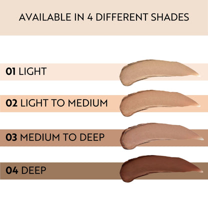 M. Asam Magic Finish Summer Teint Mousse – 4in1 Primer, Foundation, Concealer & Powder (Vegan, Medium–Deep)