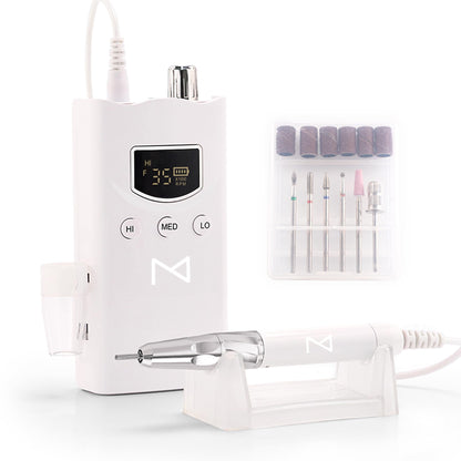 M GEM Brushless Nail Drill 35K RPM | Cordless Efile for Acrylic, Gel & Natural Nails