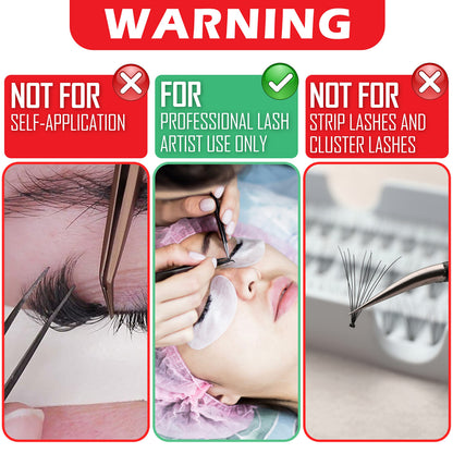 M LASH Diamond Premium Lash Glue – 6-7 Weeks Retention, 1-2s Dry Time, 5ml | Pro Lash Adhesive