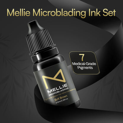 M - Microblading Ink Set (7 Medical-Grade Pigments) | Professional PMU Ink for Eyebrows