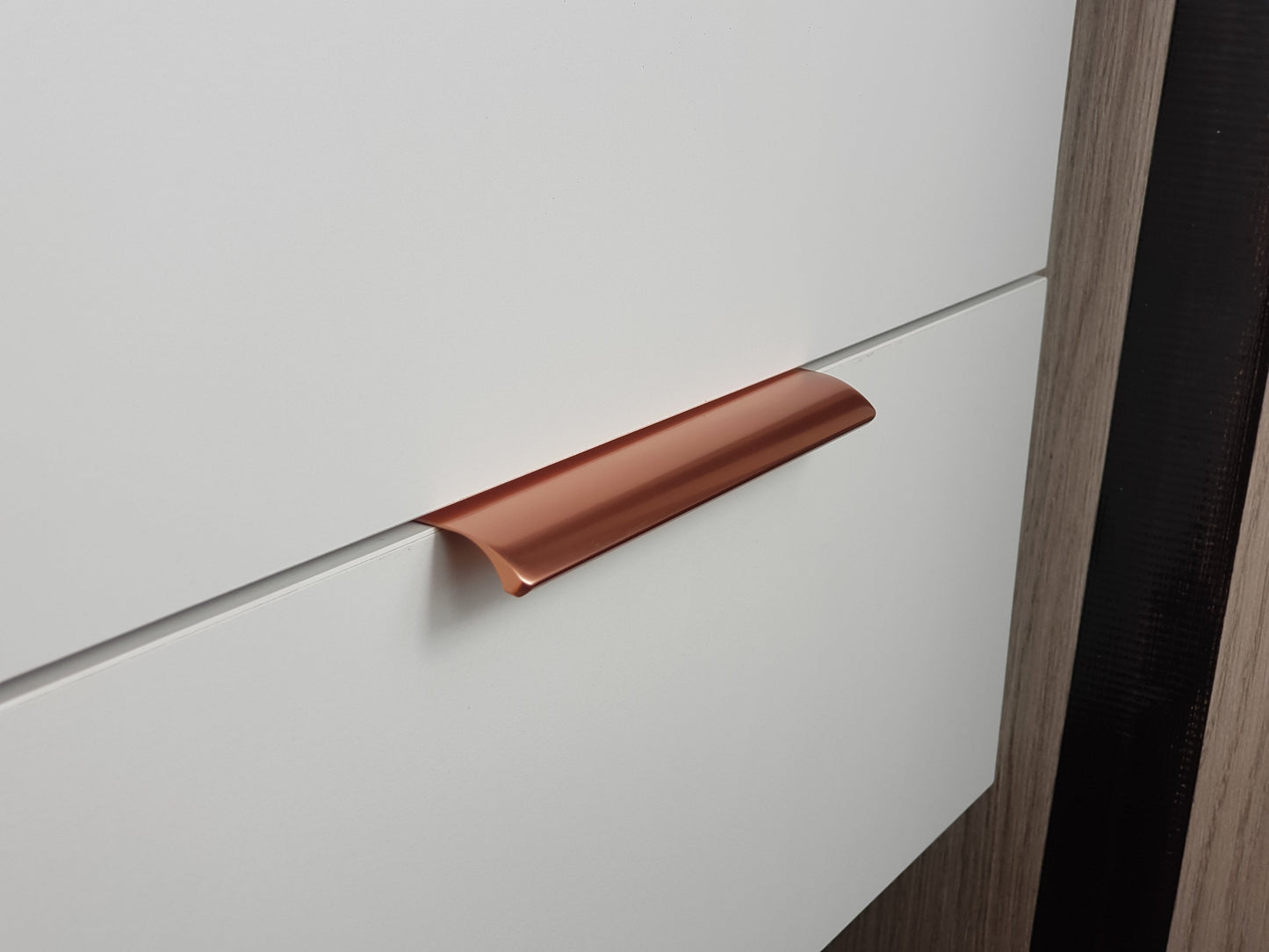 M4TEC Alva Bar Pull Handle Rose Gold Door, Drawer & Cupboard VD3 - Pack of 10