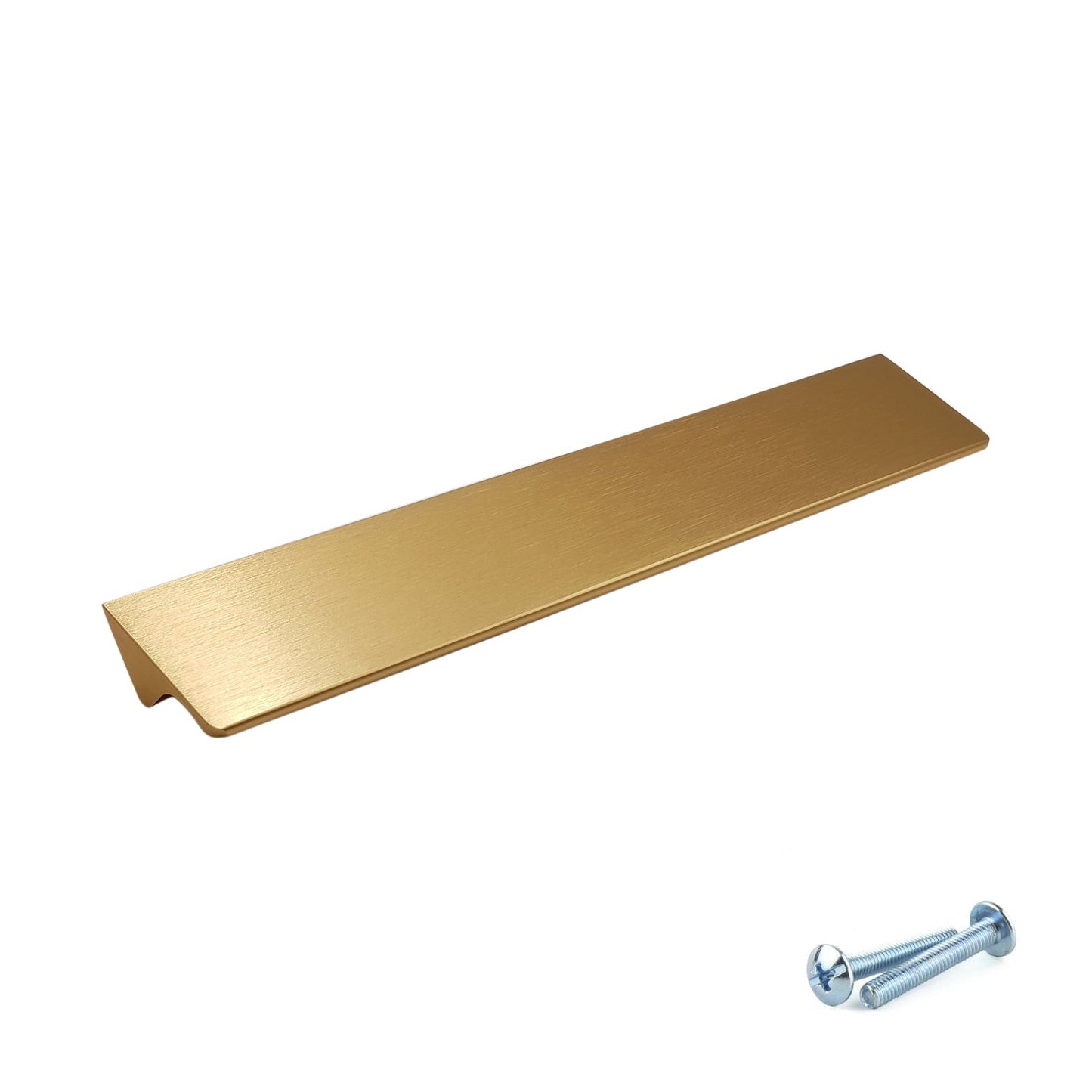 M4TEC Bar Pull Handle Brushed Brass Door, Drawer & Cupboard VE8 Dalry Series Pack of 10