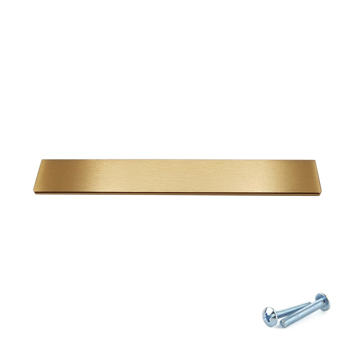 M4TEC Bar Pull Handle Brushed Brass Door, Drawer & Cupboard VE8 Dalry Series Pack of 10