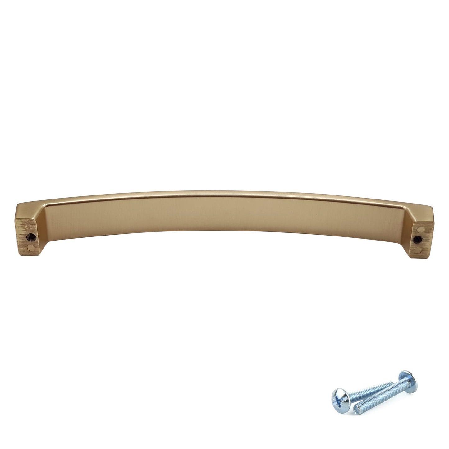 M4TEC Bow Pull Handle Brushed Brass Door, Drawer & Cupboard VE9