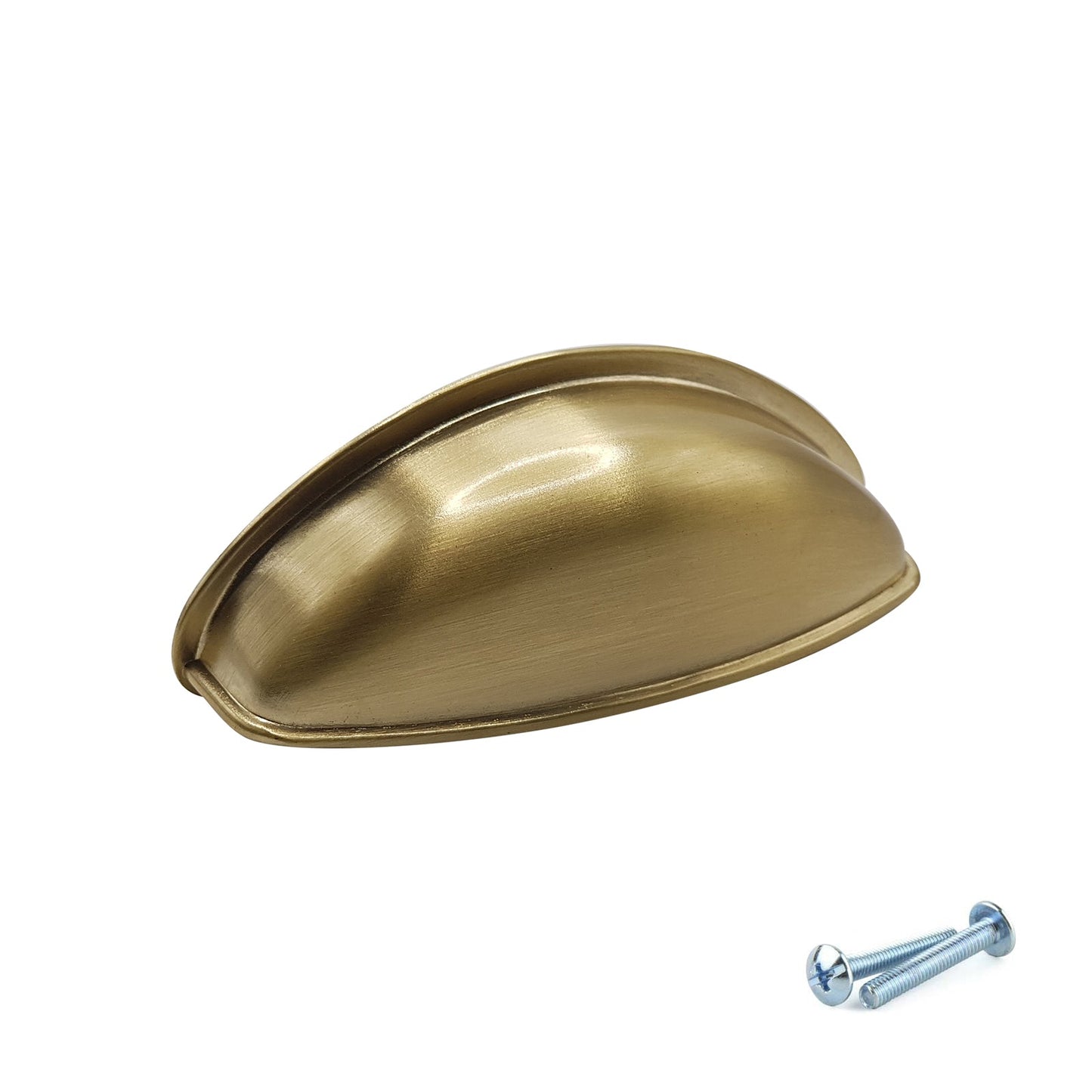 M4TEC Cup Handle Brushed Brass Doors or Cupboards VG3 Series