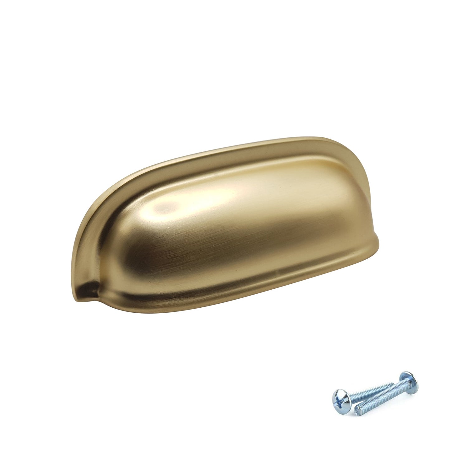 M4TEC Cup Handle Brushed Brass Doors or Cupboards VG5 Series